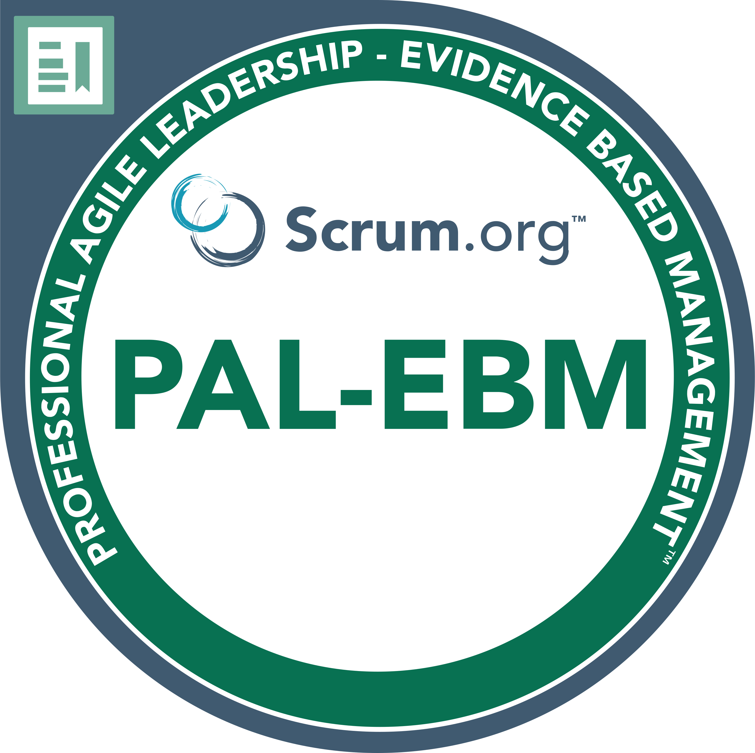 Professional Agile Leadership Evidence Based Management